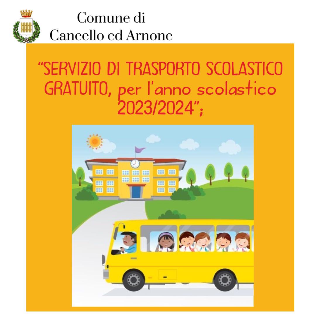 Servizio Di Trasporto Scolastico Gratuito Per L Anno Scolastico