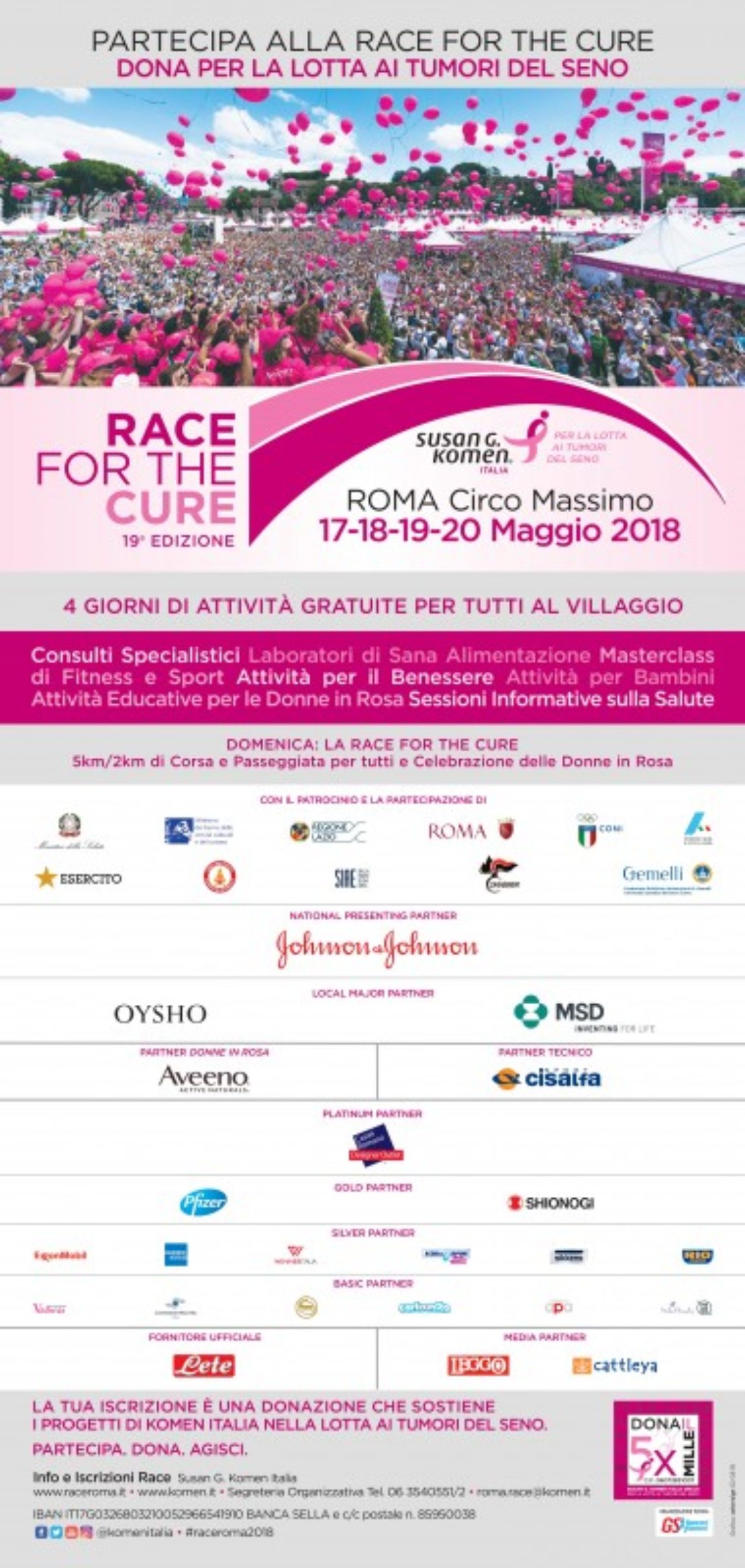 Tivoli Partecipa Con Una Propria Squadra Alla Race For The Cure Di Roma