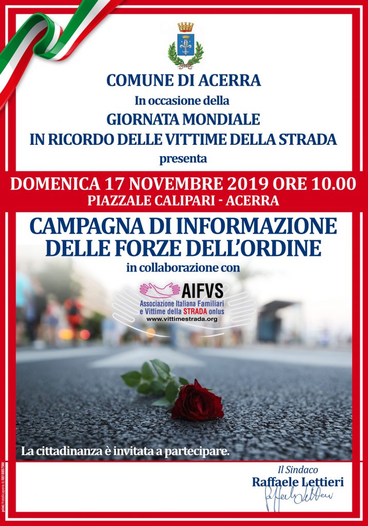 Campagna Di Informazione Per La Giornata Mondiale Vittime Della Strada ...