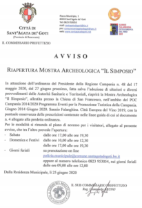 Riapertura Mostra Archeologica "Il simposio"