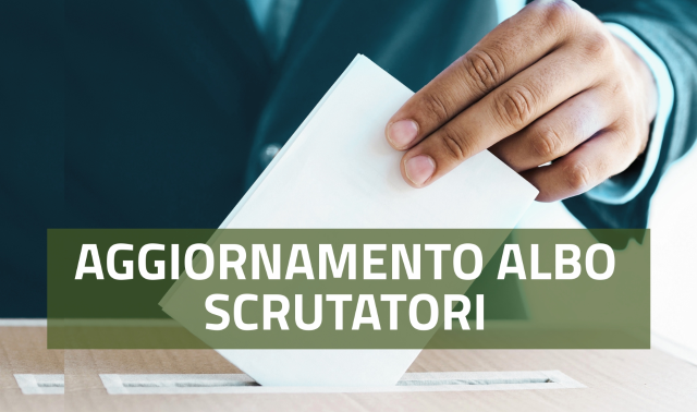 Aggiornamento Dell albo Unico Comunale Degli Scrutatori Dei Seggi 
